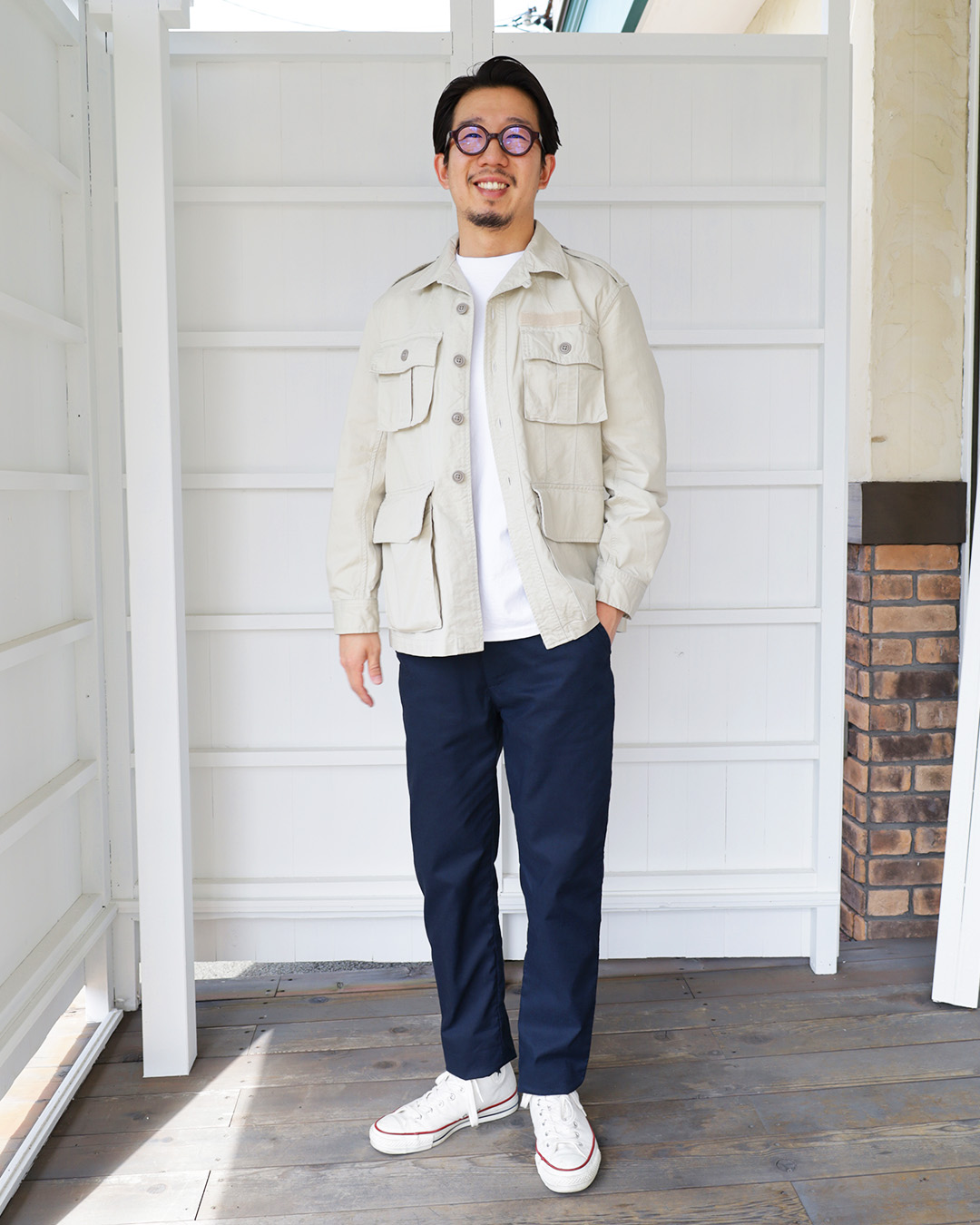 MIDA SPINKER DRILL Bush Jacket – by CITRON