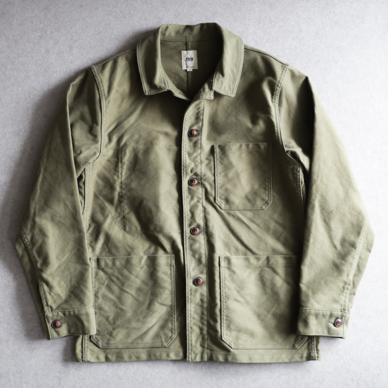FOB FACTORY French Moleskin JKT F2373 OLIVE – by CITRON