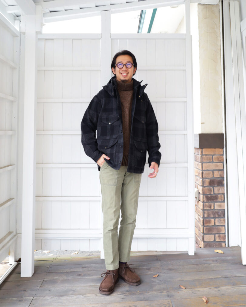 WORKERS Cruiser Jacket, Wool Melton, Black x Grey – by CITRON