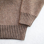 comm. arch. Hand Framed High Neck P/O Brown Mosaics – by CITRON