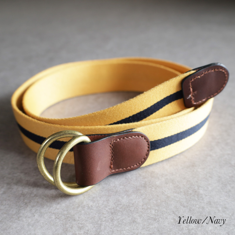 Red & Navy Lobster Motif D-Ring Belt - Barrons-Hunter