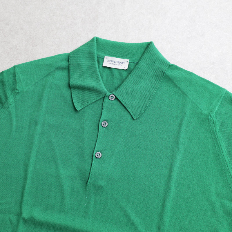 John Smedley ISIS SHIRT EASY FIT SCOTCH GREEN – by CITRON