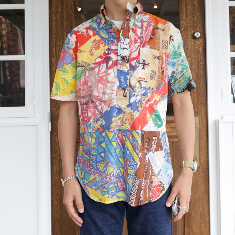 GITMAN BROTHERS◆半袖シャツ/-/コットン/IVO ギットマンヴィンテージ GITMAN VINTAGE INDIGO BANDANA