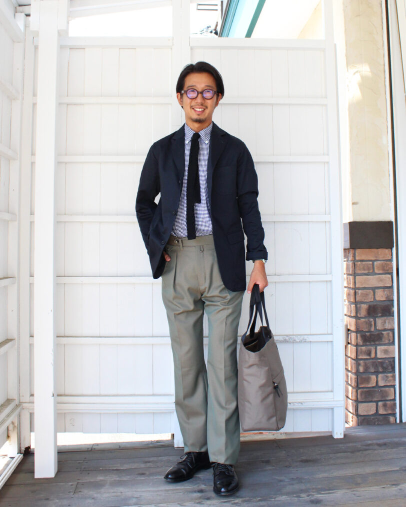 WORKERS Lounge Jacket,UN Lining, Navy Chino – by CITRON