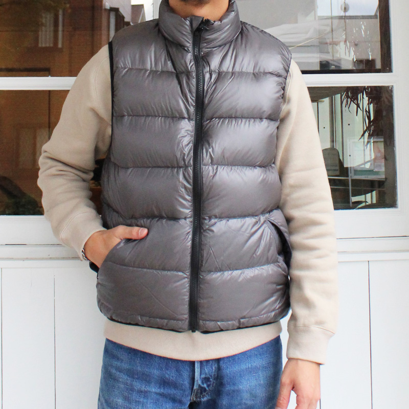 Trail Bum×NANGA Toasty Down Vest Black – by CITRON 