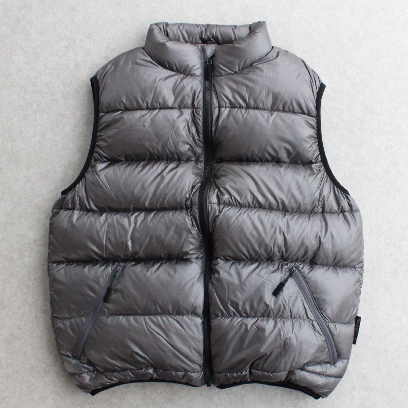 Trail Bum×NANGA Toasty Down Vest Granite Gray – by CITRON