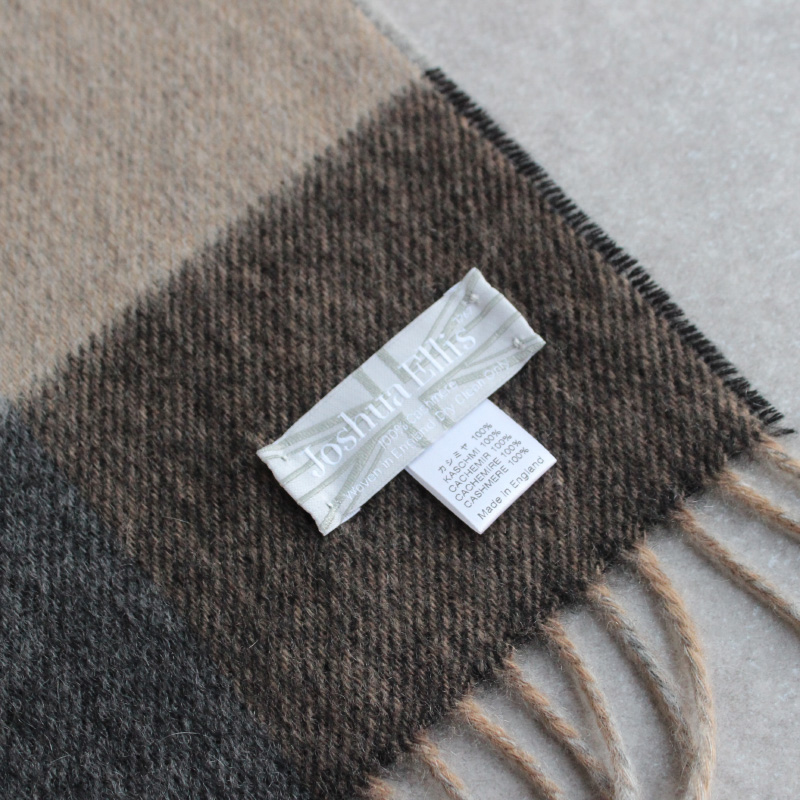 JOSHUA ELLIS CASHMERE MULTI DOUBLE FACED SCARF カシミヤリバーシブルストール – by CITRON