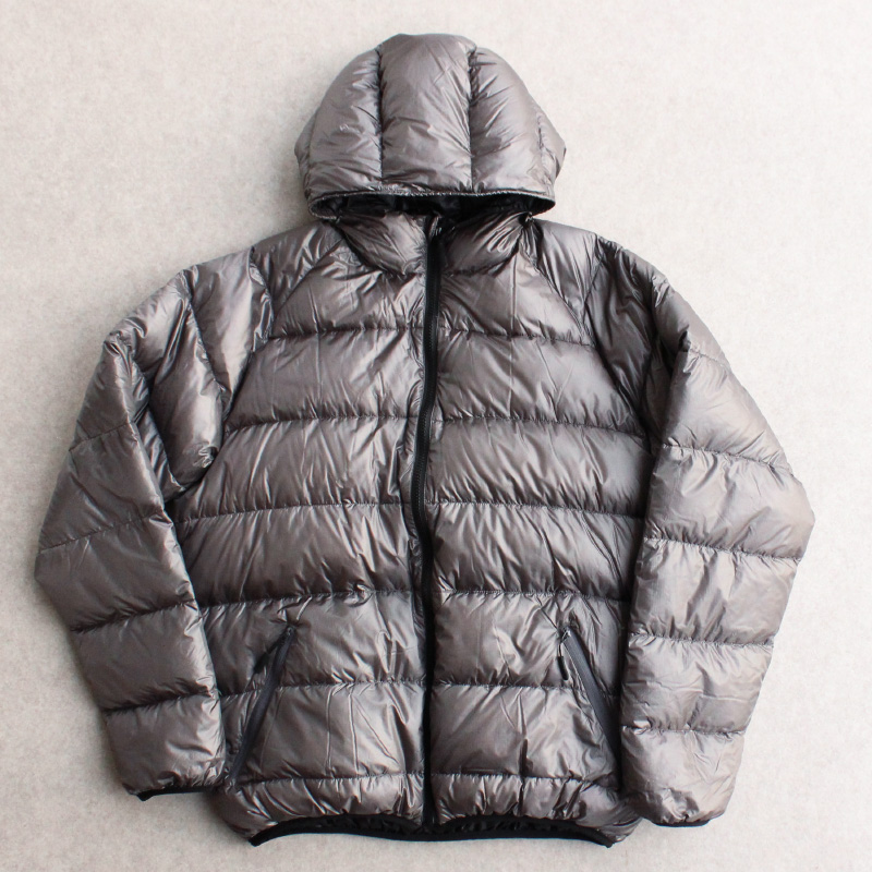 Trail Bum×NANGA NOT BAD DOWN HOODIE Granite Gray – by CITRON