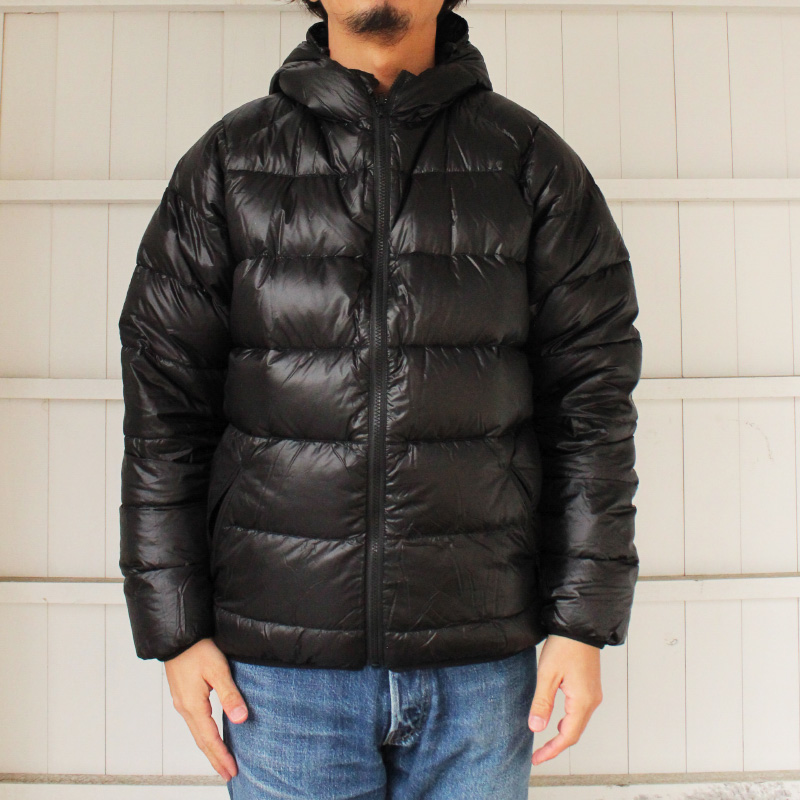 Trail Bum×NANGA NOT BAD DOWN HOODIE Black – by CITRON