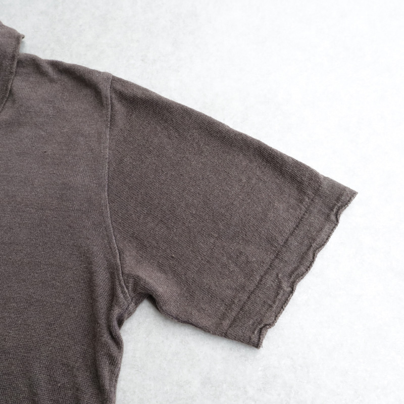 GRP 2 Buttons Polo S/S Linen Brown – by CITRON