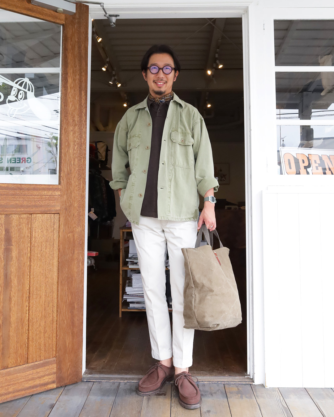 GRP 2 Buttons Polo S/S Linen Brown – by CITRON