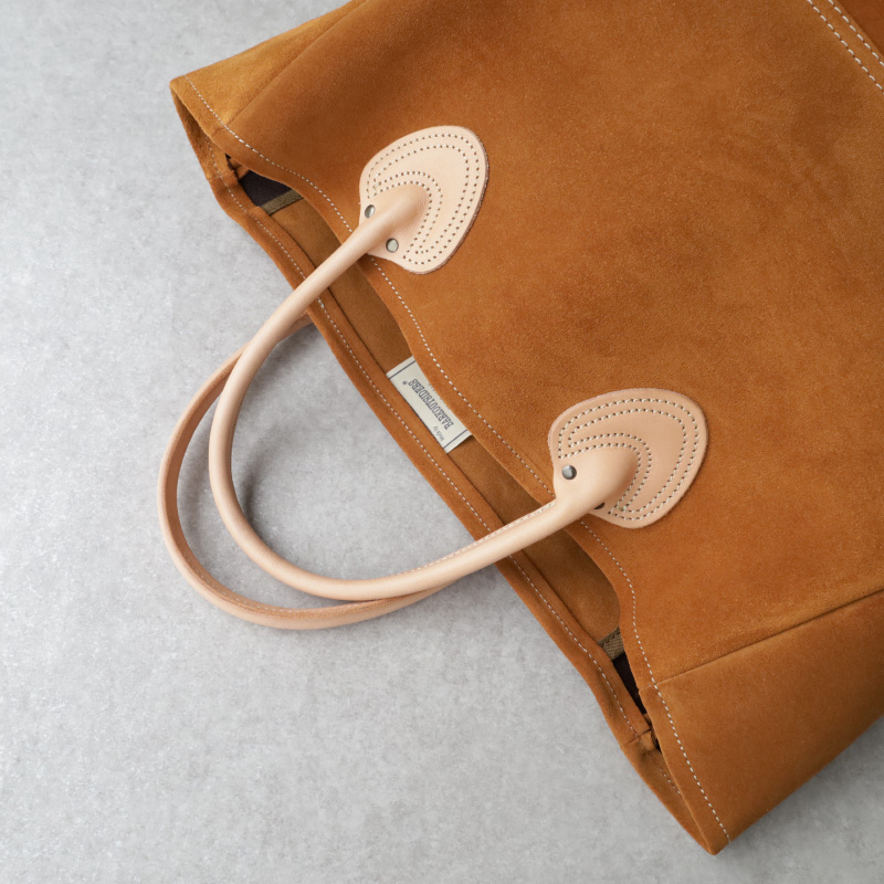 Bark Outsiders “OLD CARRY TOTE ” Suede×Natural – by CITRON