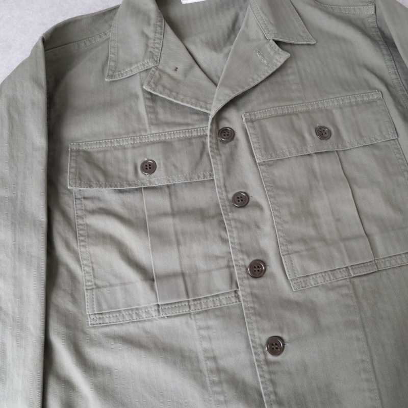 WORKERS M-43 Shirt Jacket, Herringbone OD – by CITRON