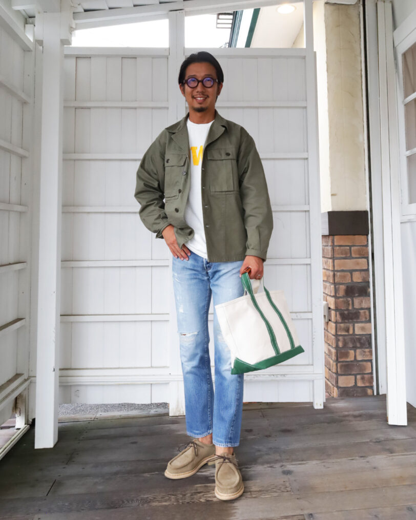 WORKERS M-43 Shirt Jacket, Herringbone OD – by CITRON