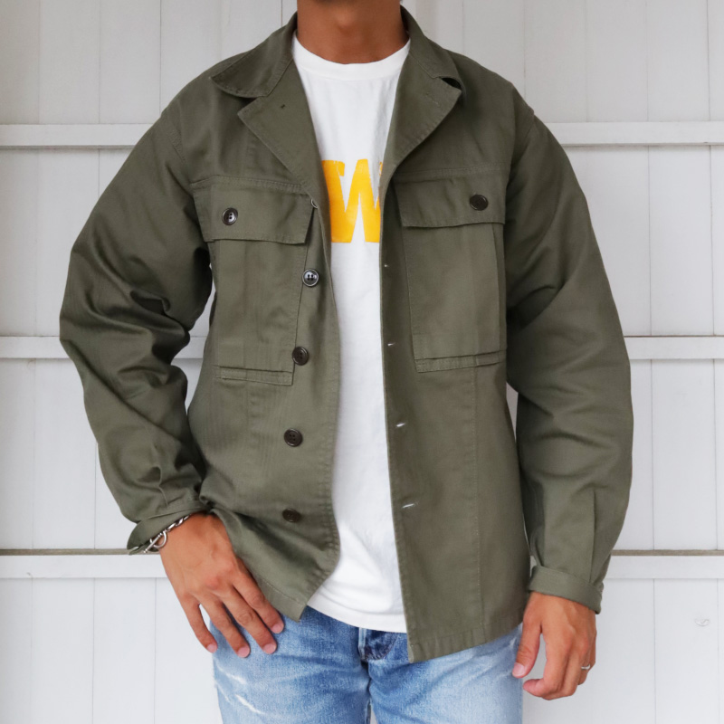 WORKERS M-43 Shirt Jacket, Herringbone OD – by CITRON