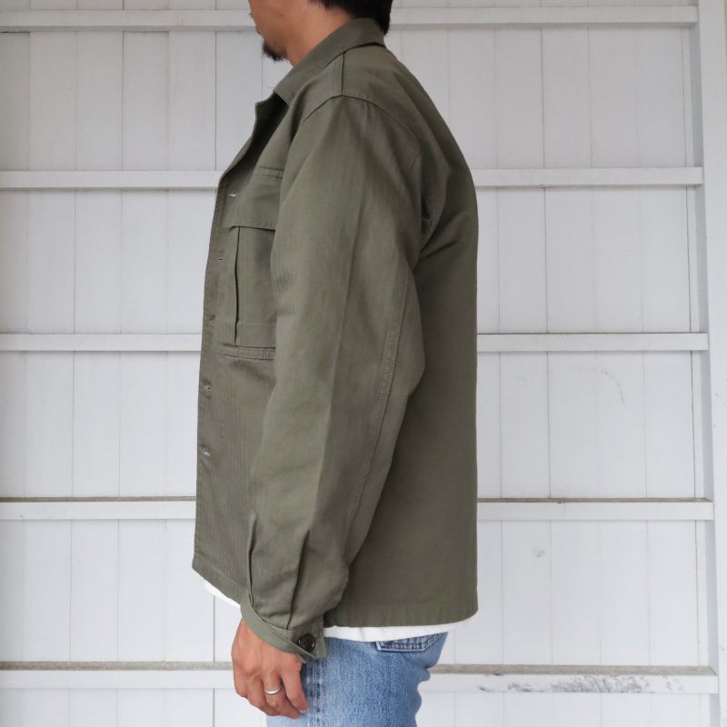 WORKERS M-43 Shirt Jacket, Herringbone OD – by CITRON