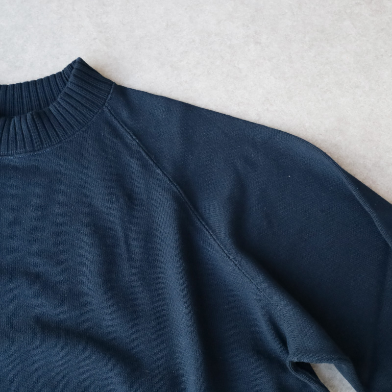 【MECCA USA/メッカ】ラグランP/Oセーター YELLOW/NAVY XL 新品デッド セーター ニット mn3148-ざっくりニットPO-サイセンタク プルオーバー