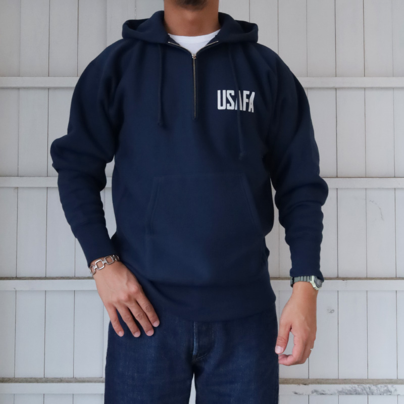 Champion True to Archives REVERSE WEAVE® “USAFA ” HALF ZIP HOODED 