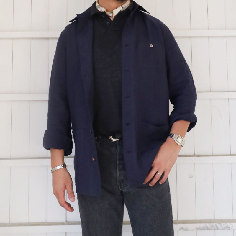 SOUTINCOL LINEN SHIRT JACKET – by CITRON