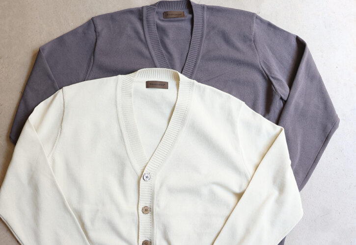 洗えるニットの。